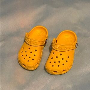 CROCS Kids Bright Yellow Sandals